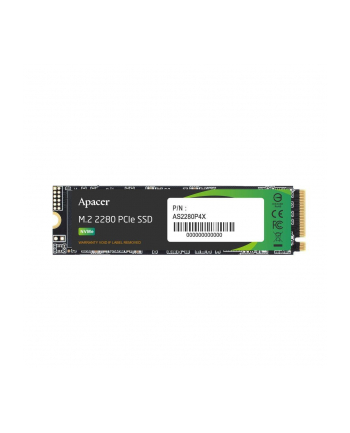 Dysk SSD Apacer AS2280P4X 256GB M.2 PCIe NVMe Gen3 x4 2280 (2100/1300 MB/s) 3D NAND