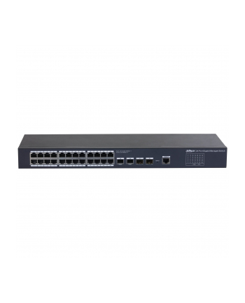 Switch zarządzalny Dahua SG4028 24x10/100/1000 Mb/s, 2x10/100/1000Mb/s Uplink, 2x1000Mb/s SFP Uplink