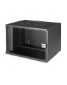 Szafa wisząca jednosekcyjna DIGITUS 19'' 7U, SOHO PRO 370 x 540 x 400 mm, drzwi szyba, czarny, niezmontowana, 60kg - nr 22