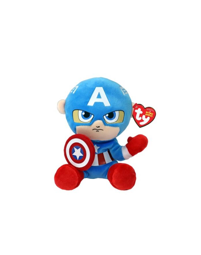 ty inc. Maskotka TY Beanie Babies SOFT Marvel CAPTAIN AMERICA 15cm 44002 główny