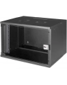 Szafa wisząca jednosekcyjna DIGITUS 19'' 7U, SOHO PRO 370 x 540 x 400 mm, drzwi szyba, czarny, niezmontowana, 60kg - nr 41
