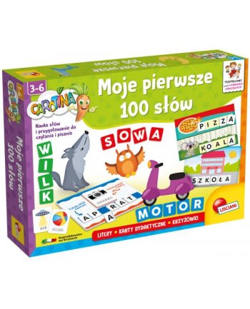 lisciani giochi Caczerwonyina Moje pierwsze 100 słów 100453 LISCIANI