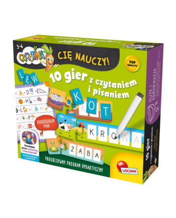 lisciani giochi Caczerwonyina cię nauczy! 10 gier z czytaniem i pisaniem 102839 LISCIANI