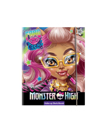 lisciani giochi Książka Szkicownik Monster High Fangtastic Make-up 12952 LISCIANI