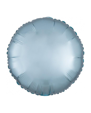 amscan Balon foliowy Lustre Pastel niebieski okrągły 43cm 9914116