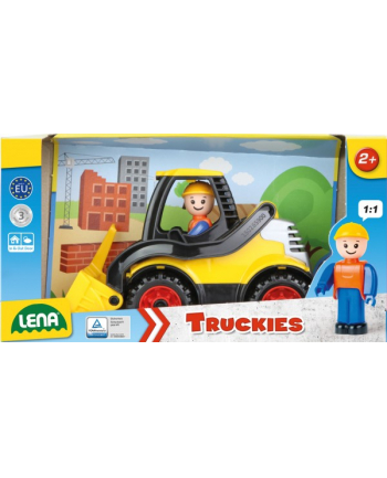 LENA Truckies Spychacz z figurką kierowcy 01622 nr 2