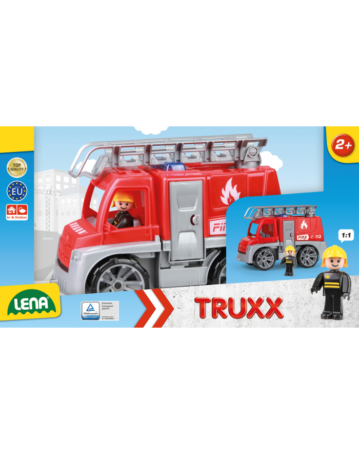 LENA TRUXX Straż pożarna z figurką strażaka 04457 główny