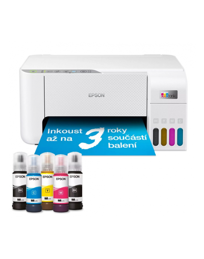 epson Urządzenie wielofunkcyjne ITS L3276  color A4 33ppm/USB/WiFi/3pl/3.9kg/biała główny