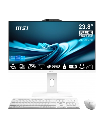 MSI PRO AP242P 14M-691(wersja europejska) Intel Core i5-14400 23.8inch FHD 2x8GB DDR5 512GB PCIe NVMe Wi-Fi 6E+BT W11P nr 2