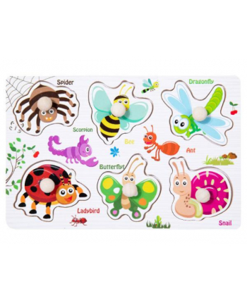 bigtoys Puzzle drewniane Insekty BPUZ1261