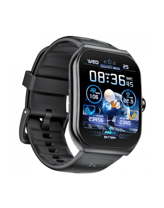 kumi Smartwatch KU7 1.96 cala 250 mAh Czarny główny