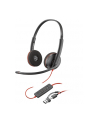 hp inc. HP Poly Blackwire 3220 Stereo USB-C Black Headset +USB-C/A Adapter Bulk - nr 6