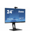 iiyama Monitor 24 cale XUB2490HSUH-B1 IPS,FHD,CAM,MIC,HDMI,DP,3xUSB(3.2),  100Hz,250cd,4ms,ADAPTIVE SYNC,FlickerFree,2x2W,WINDOWS HELLO - nr 35