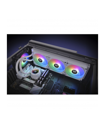 Thermaltake TH420 V2 ARGB Sync All-In-One Liquid Cooler Snow Edition, water cooling (Kolor: BIAŁY)