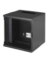 DIGITUS 10inch 6U wall mounting cabinet SOHO PRO 325 x 315 x 300mm Kolor: CZARNY - nr 22
