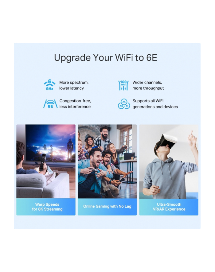 tp-link Router Deco XE75 Pro(1-pack) WiFi 6E AXE5400 główny