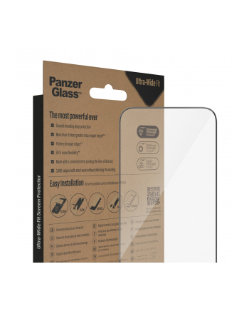 PanzerGlass Screen Pczerwonyector Ultra-Wide Fit, pczerwonyective film (transparent, iPhone 14 Pro Max)