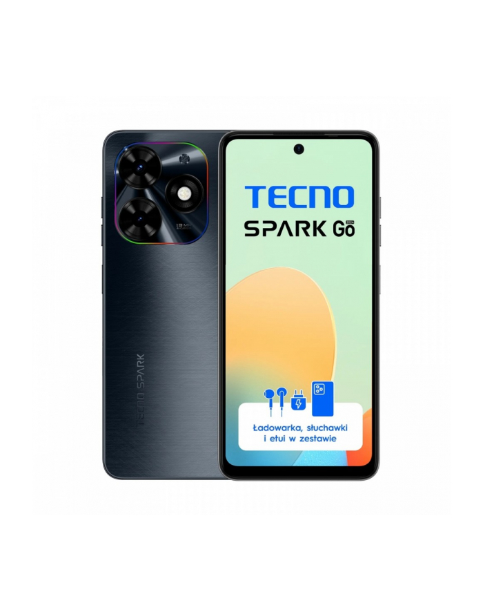 tecno Smartfon Spark GO 2024 BG6 64+4 Gravity Black główny