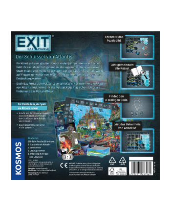 KOSMOS EXIT - The Puzzle: The Key of Atlantis (500 pieces)