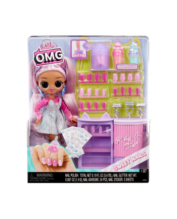 MGA Entertainment LOL Surprise OMG Sweet Nails - Kitty K Café, doll