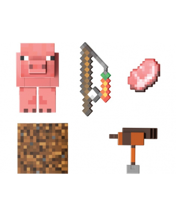 Mattel Minecraft Diamond Level Pig (14 cm)