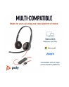 hp inc. HP Poly Blackwire 3220 Stereo USB-C Black Headset +USB-C/A Adapter Bulk - nr 3