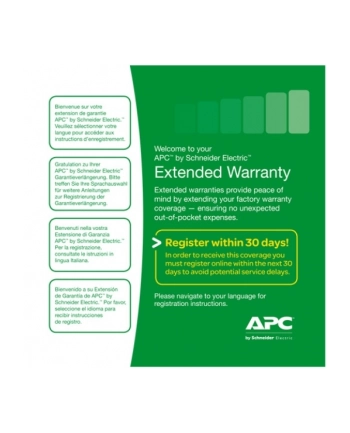 APC Year Extended Warranty for Easy UPS SMV 2kVA nr 1