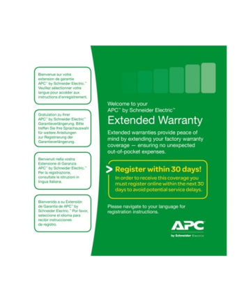 APC Year Extended Warranty for Easy UPS SMV 3kVA