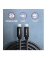 no name AXAGON BUCM32-CM20AB USB-C 32 Gen 2 do USB-C 32 Gen 2, czarny - 2m - nr 3