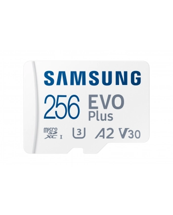 SAMSUNG EVO PLUS microSD 256GB 2024 incl. SD Adapter memory card UHS-I U3 Full HD and 4K UHD 160 MB/s read nr 2