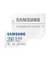 SAMSUNG EVO PLUS microSD 256GB 2024 incl. SD Adapter memory card UHS-I U3 Full HD and 4K UHD 160 MB/s read - nr 20