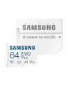 SAMSUNG EVO PLUS microSD 64GB 2024 incl. SD Adapter memory card UHS-I U3 Full HD and 4K UHD 160 MB/s read - nr 12