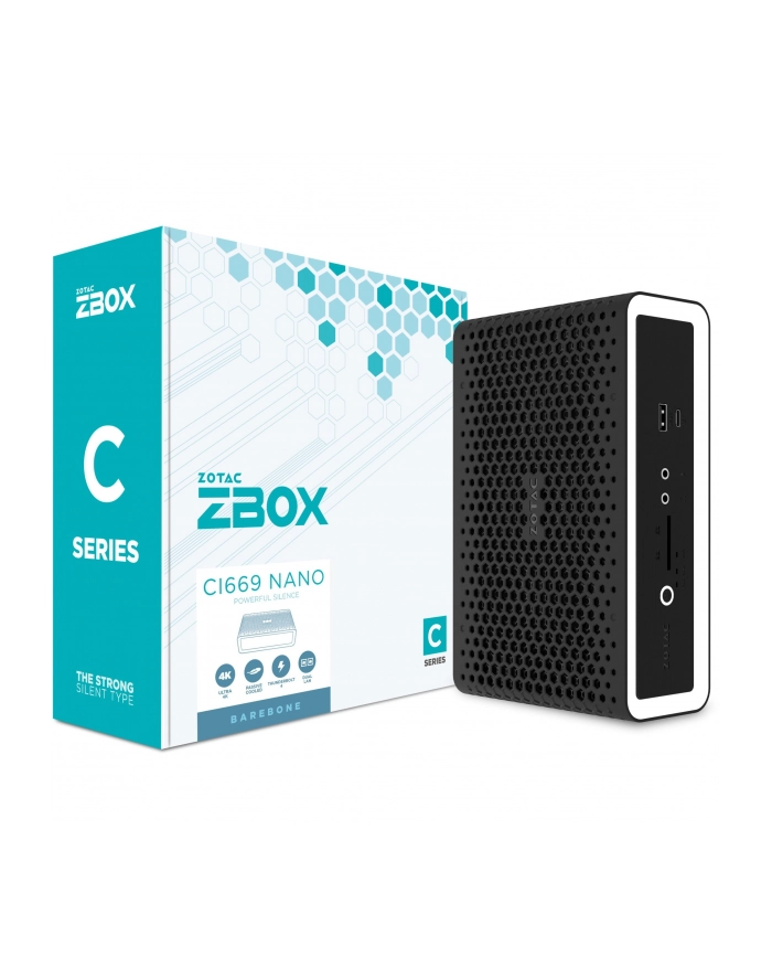 zotac ZBOX CI669 NANO MINI-PC I7-1335/25 ZOLL SATA HDD WIFI HDMI główny