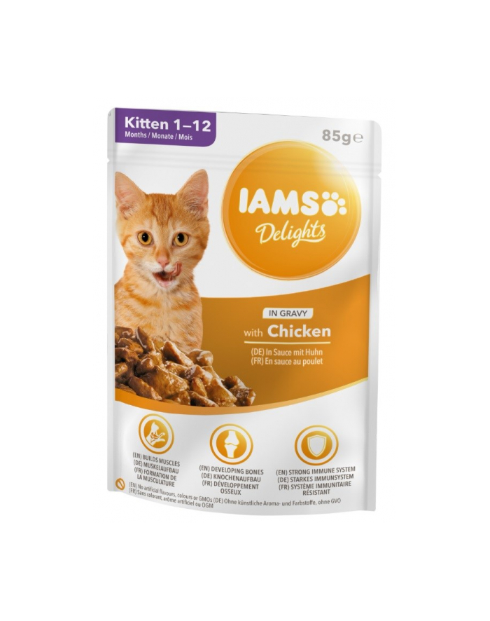 eukanuba IAMS Delights bogata kurczaka w sosie 85g kocięta główny