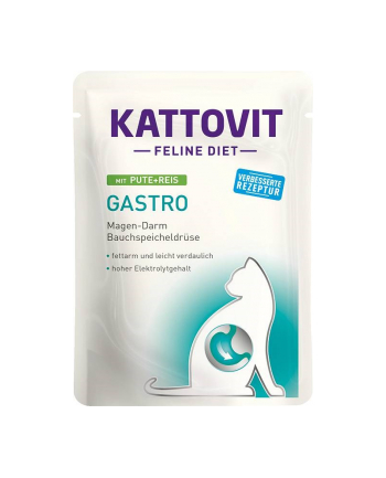 KATTOVIT GASTRO Indyk z ryżem 85g dla kota