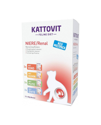 KATTOVIT FELINE Zestaw na nerki 12x 85g dla kota