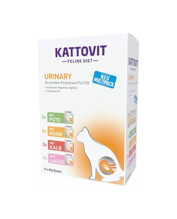 KATTOVIT URINARY Zestaw na układ moczowy 12x85g dla kota