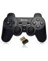 VAKOSS GAMEPAD BEZPRZEWODOWY USB Z FUNKCJĄ DUAL SHOCK, PC/PS3, TRYB CYFROWY I ANALOGOWY,  GP-4705BK CZARNY - nr 1