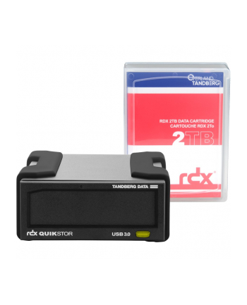 tandberg data Overland-Tandberg RDX External drive kit with 2TB HDD, Kolor: CZARNY, USB3+ nr 1