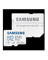 SAMSUNG EVO PLUS microSD 512GB 2024 incl. SD Adapter memory card UHS-I U3 Full HD and 4K UHD 160 MB/s read - nr 21