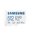 SAMSUNG EVO PLUS microSD 512GB 2024 incl. SD Adapter memory card UHS-I U3 Full HD and 4K UHD 160 MB/s read - nr 26