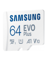 SAMSUNG EVO PLUS microSD 64GB 2024 incl. SD Adapter memory card UHS-I U3 Full HD and 4K UHD 160 MB/s read - nr 23