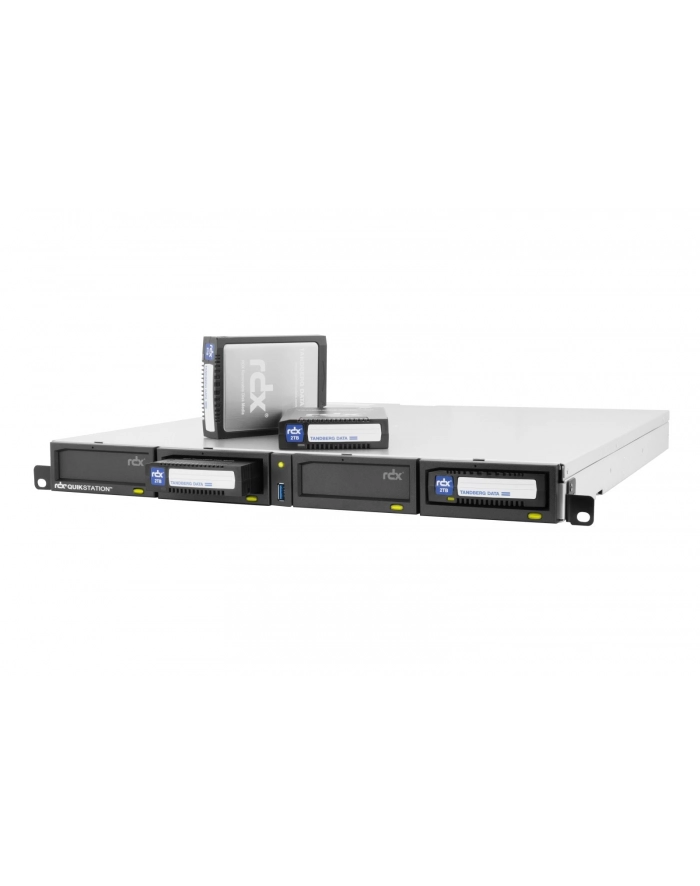 tandberg data Overland-Tandberg RDX QuikStation 4 RM, 4-Bay, 4x 1Gb Ethernet, removable disk array, 1U rackmount główny