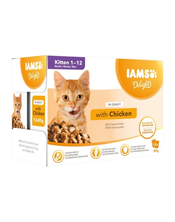 eukanuba IAMS Delights bogata kurczaka w sosie 85g kocięta główny