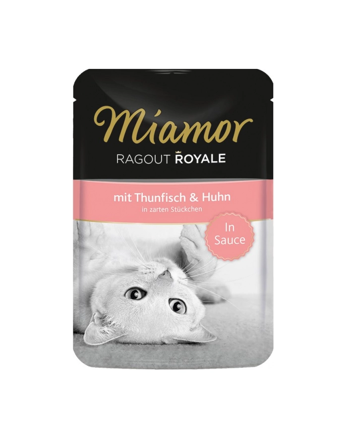 MIAMOR Ragout Royale smak: tuńczyk z kurczakiem w sosie - saszetka 100g główny
