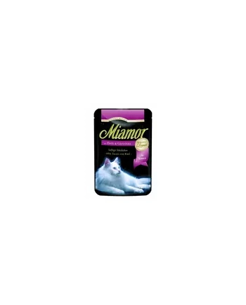 MIAMOR Ragout Royale smak: kaczka z drobiem w sosie - saszetka 100g