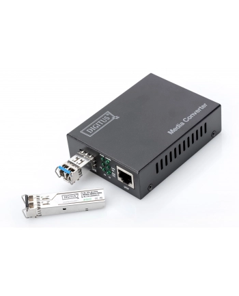 no name Media konwerter RJ45 10/100/1000Base-T na SFP 1000Base-SX/LX (bez modułu SFP)