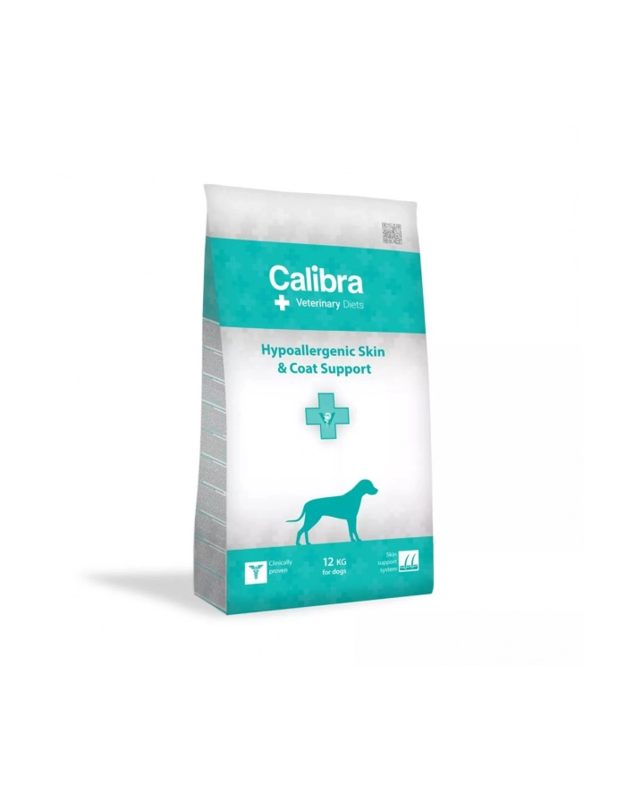 CALIBRA Veterinary Diets Hypoallergenic  Skin 'amp; Coat Support - karma dla psa - 12 kg główny