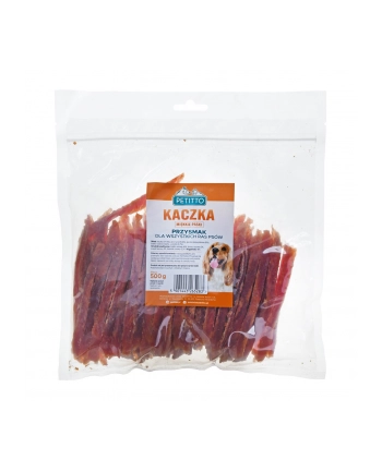 PETITTO Miękkie paski z kaczki 500G nr 2