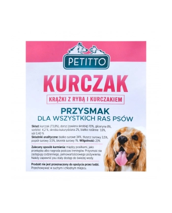 PETITTO Krążki z rybą i kurczakiem 500G